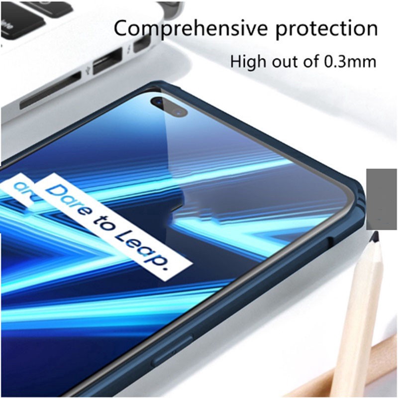 Ốp Điện Thoại Trong Suốt Chống Sốc Cho Realme 10 9 6 5 11 Pro Plus 5i 5s C3 6i 6s 9i Q 9 Plus + 5G