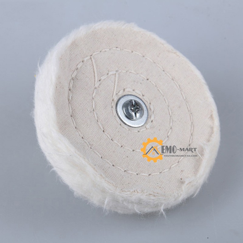 ⚡️𝐇𝐚̀𝐧𝐠 𝐂𝐡𝐢́𝐧𝐡 𝐇𝐚̃𝐧𝐠⚡️Bánh vải chà bóng cho máy mài⚡️ Đường kính 10cm - Dày 10mm - Lỗ trong 4mm