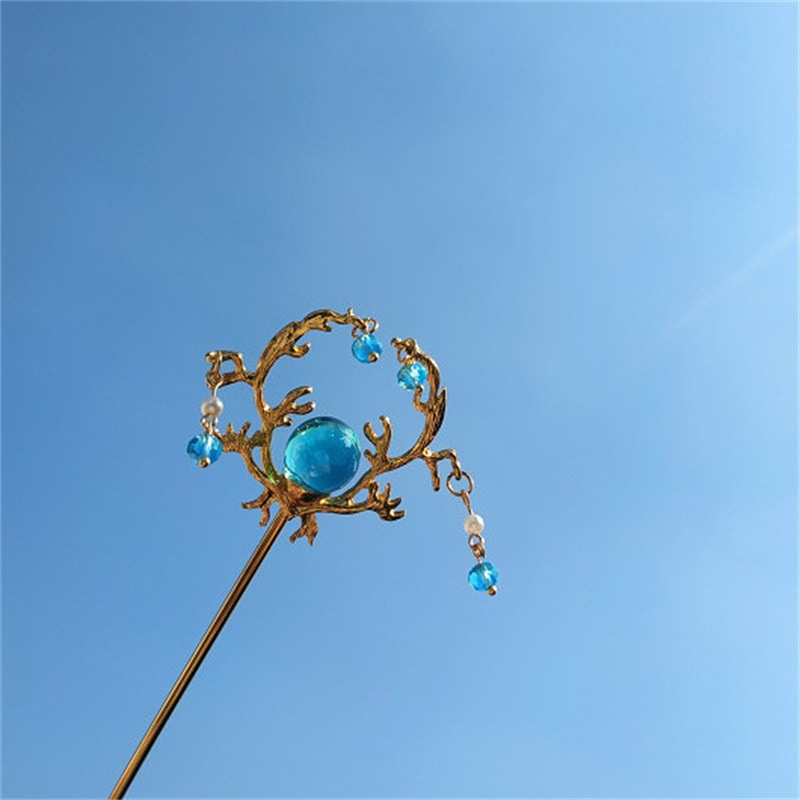 Trâm cài tóc hạt đậu phong cách retro thanh lịch