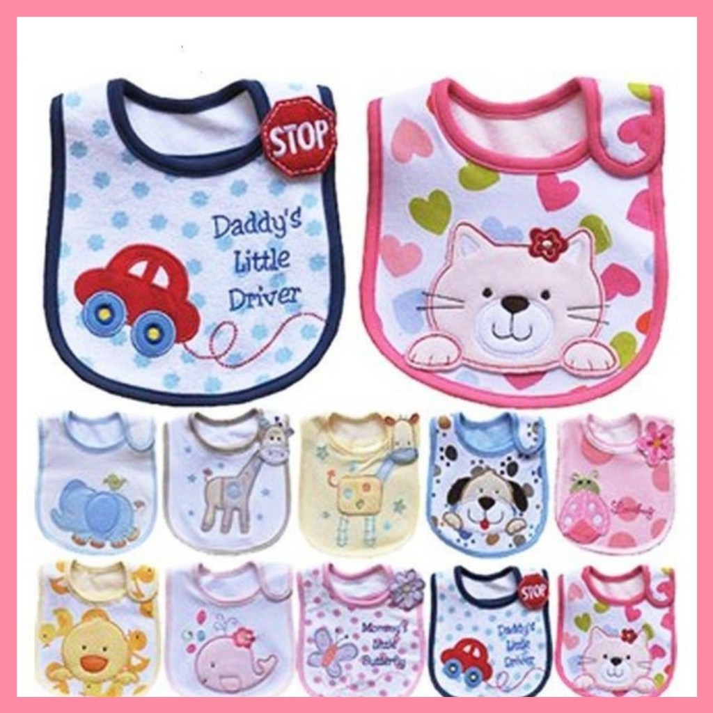 Yếm ăn dặm CARTER, yếm vải ăn dặm chống thấm cho bé trai, bé gái, CONY KIDS