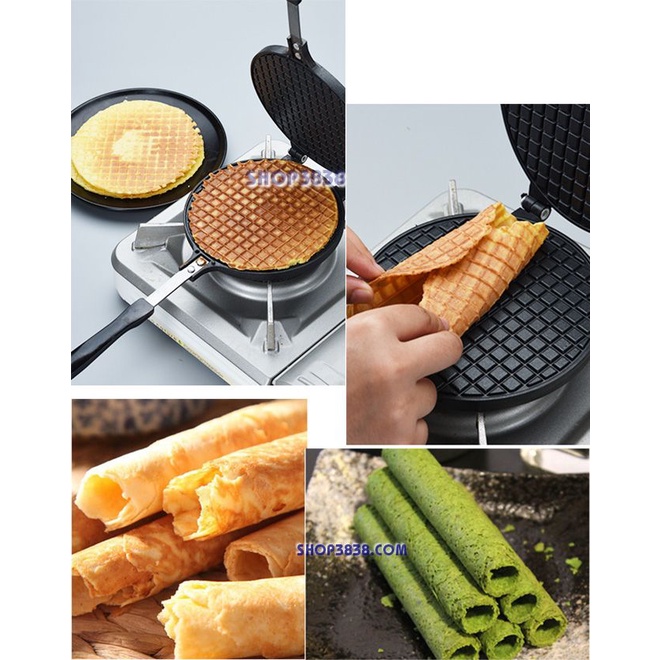 Khuôn Làm Bánh Kẹp Cuốn Nướng Chống Dính Hàng VNCLC