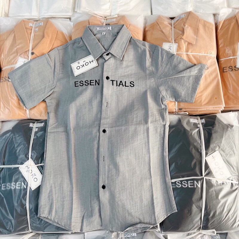 Áo Sơ Mi Nam Vãi Đũi Tay Ngắn, Phong Cách Công Sở Lịch Sự