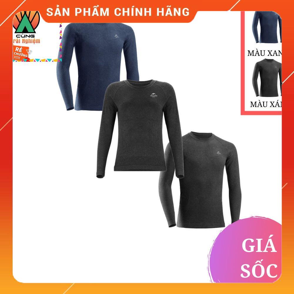 Áo Giữ Nhiệt Sinh Nhiệt HEATMAX Nam Thu Đông NHANH KHÔ Và Khóa Nhiệt Cực Nhanh NatureHike NH19FS023