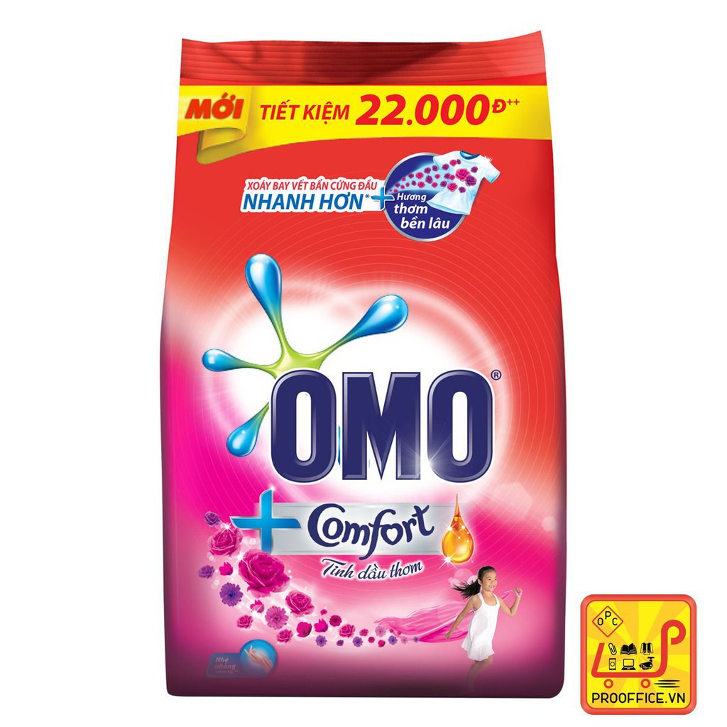 Bột giặt Omo Comfort Tinh dầu thơm 5,5kg