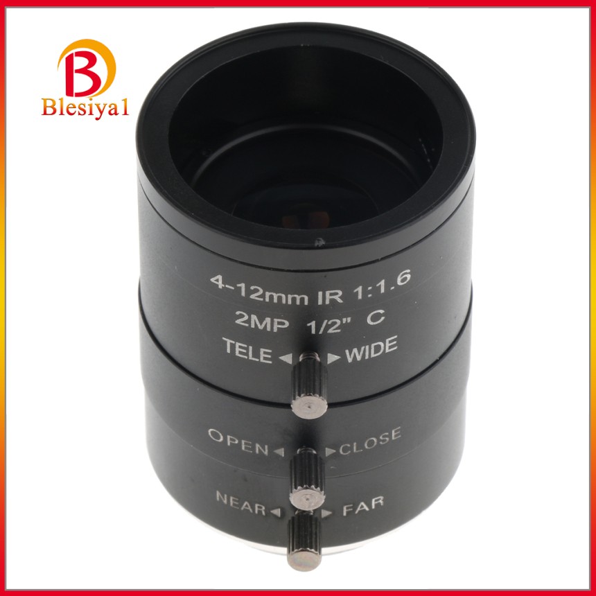 Giá Đỡ Ống Kính 4mm - 12mm 1 / 2 &quot;F1.6 Cho Máy Quay An Ninh Cctv