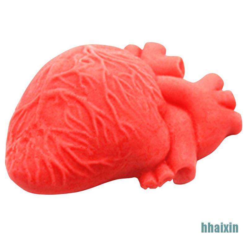 1 Khuôn Làm Bánh / Xà Phòng Bằng Silicone Hình Trái Tim 3d Phong Cách Halloween