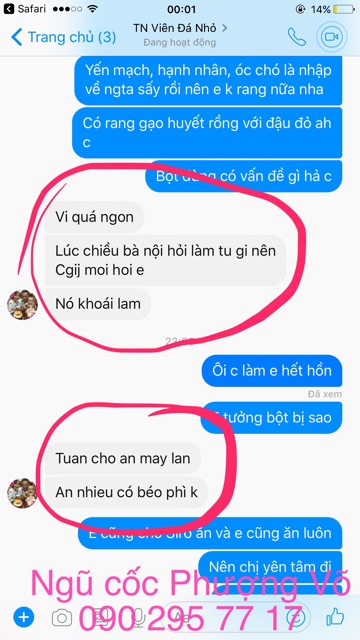 Bột ngũ cốc từ hạt hạnh nhân, óc chó (có feedback)