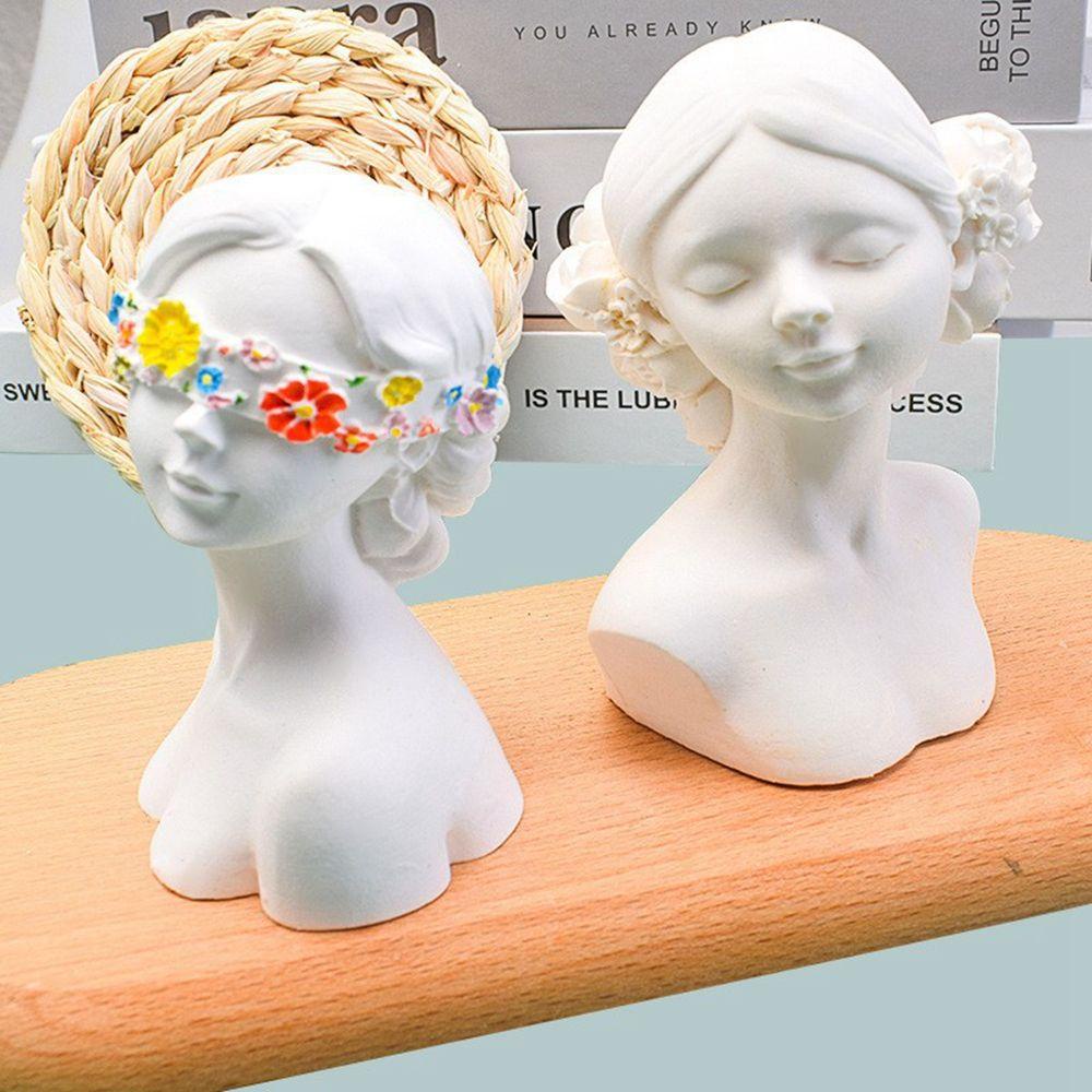 PATRICIA 1 Khuôn Làm Bánh Thủ Công DIY Hình Cô Gái Bịt Mắt Dễ Thương
