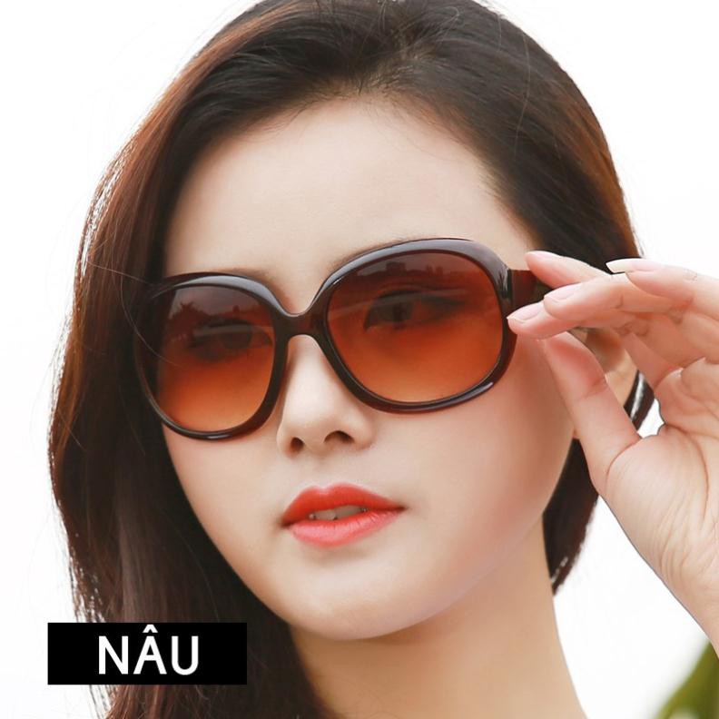 kính mát Nữ thời trang ngoại cỡ oversize che nắng Kính râm Lái xe Chống tia UV K3113