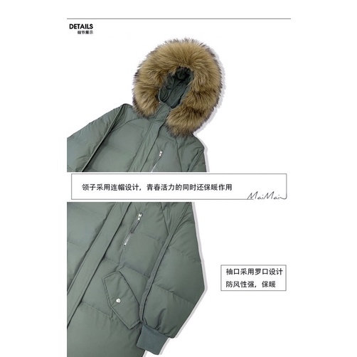 Áo phao nữ dáng dài vintage Hàn Quốc-Order | BigBuy360 - bigbuy360.vn