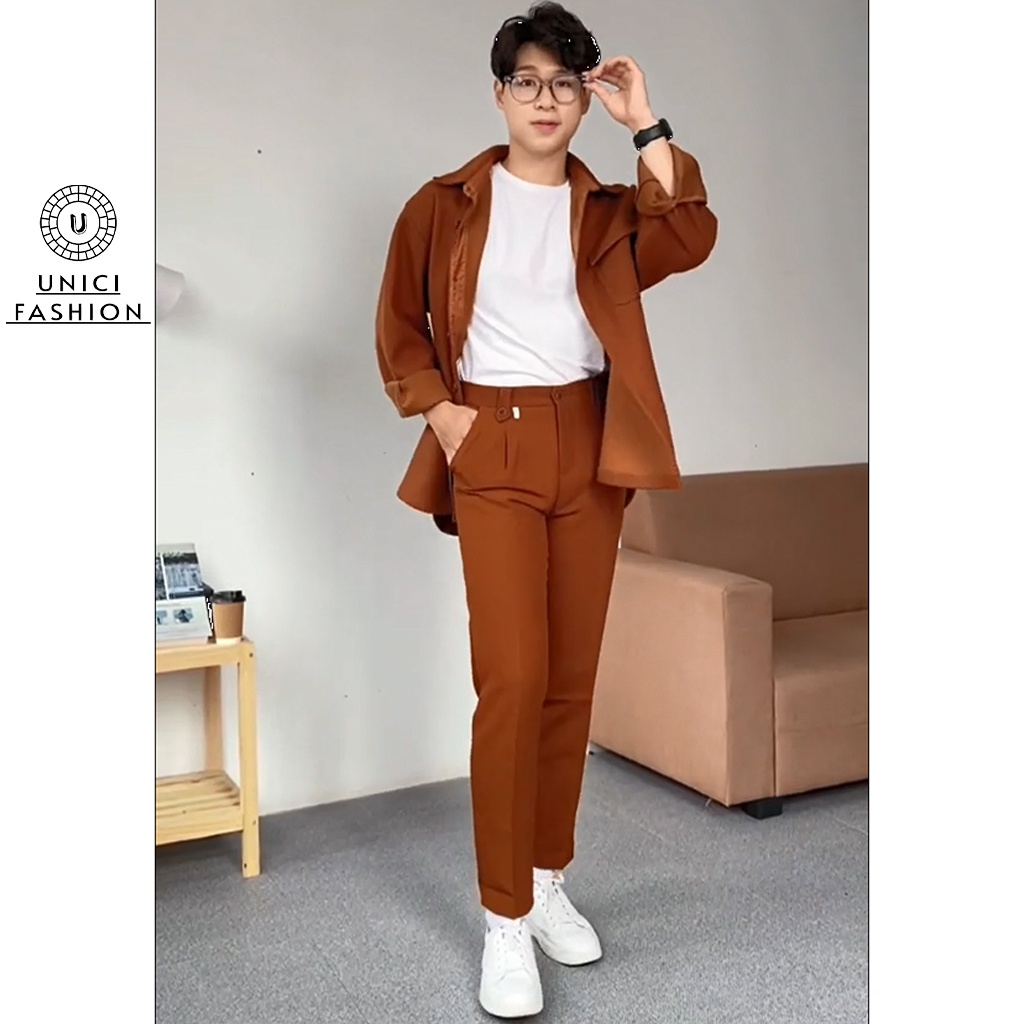Quần tây baggy ôm dáng lịch lãm sang trọng vải vites hàn cao cấp thời trang Hàn Quốc QD303