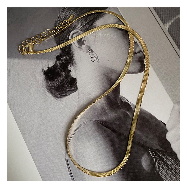 Vòng cổ xương rắn phong cách hip hop cá tính cho nam và nữ