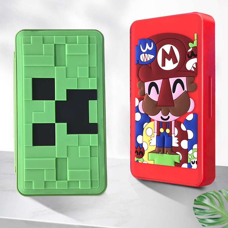 Hộp đựng thẻ chơi game Nintendo Switch bằng silicone hít nam châm