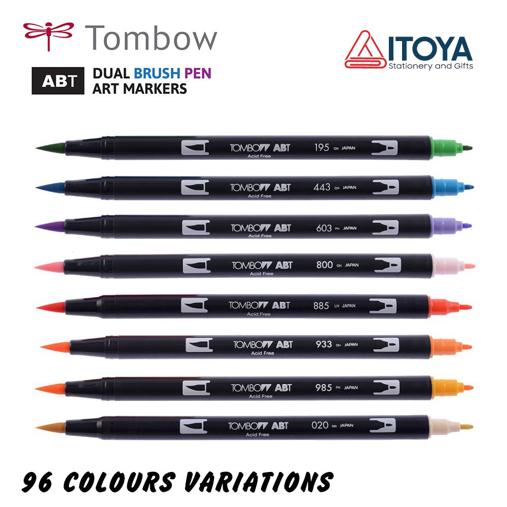 [Red series] Bút maker Tombow Dual Brush AB-T