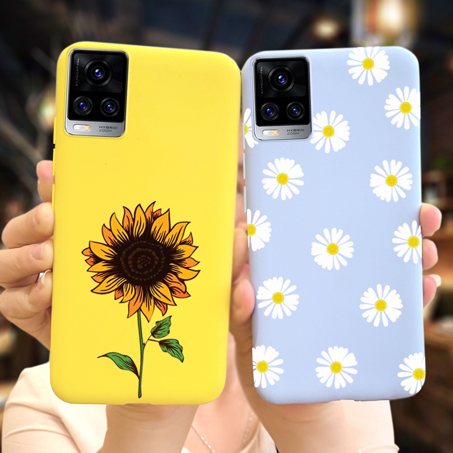 Ốp điện thoại TPU màu kẹo chống rơi chống sốc cho Vivo V20 Vivo V2025 V2024 6.44 inch