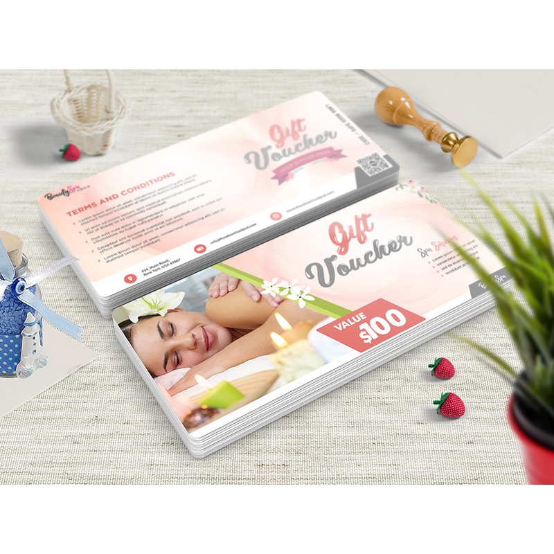 Voucher số lượng ít Phiếu giảm giá quà tặng