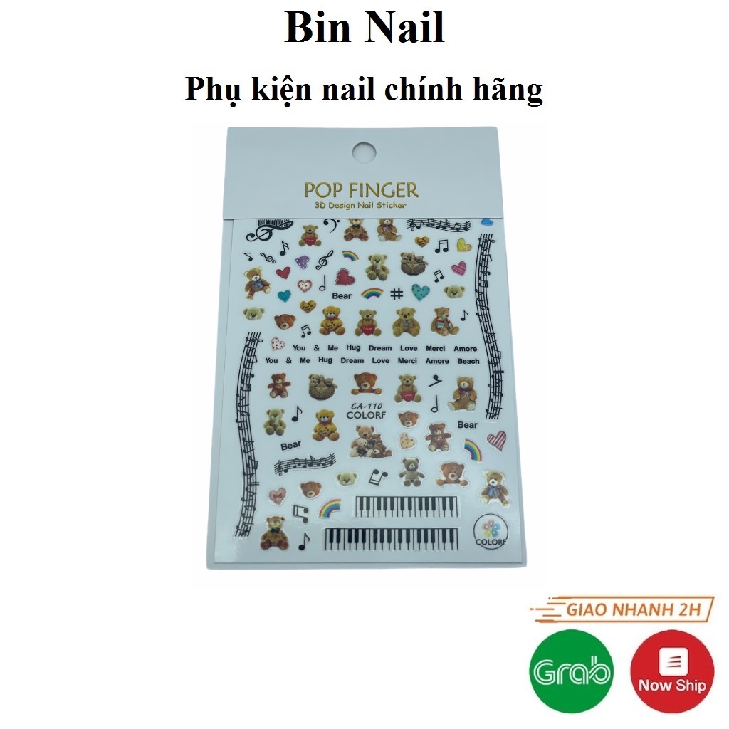 Sticker dán móng tay , nail sticker trang trí Mẫu Mới