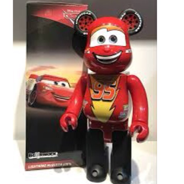 (Gấu bụng phệ) Bearbrick lighting Mc Queen
