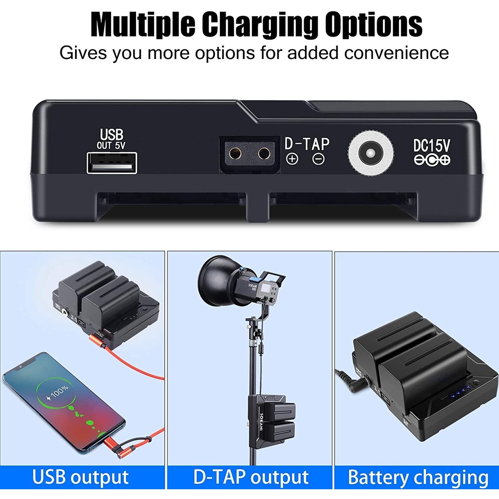 Đế pin F970 SOKANI