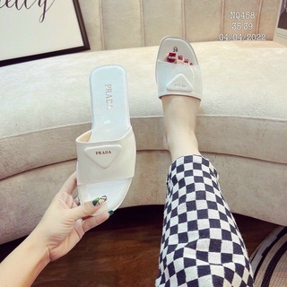 Dép thời trang Prada da bóng