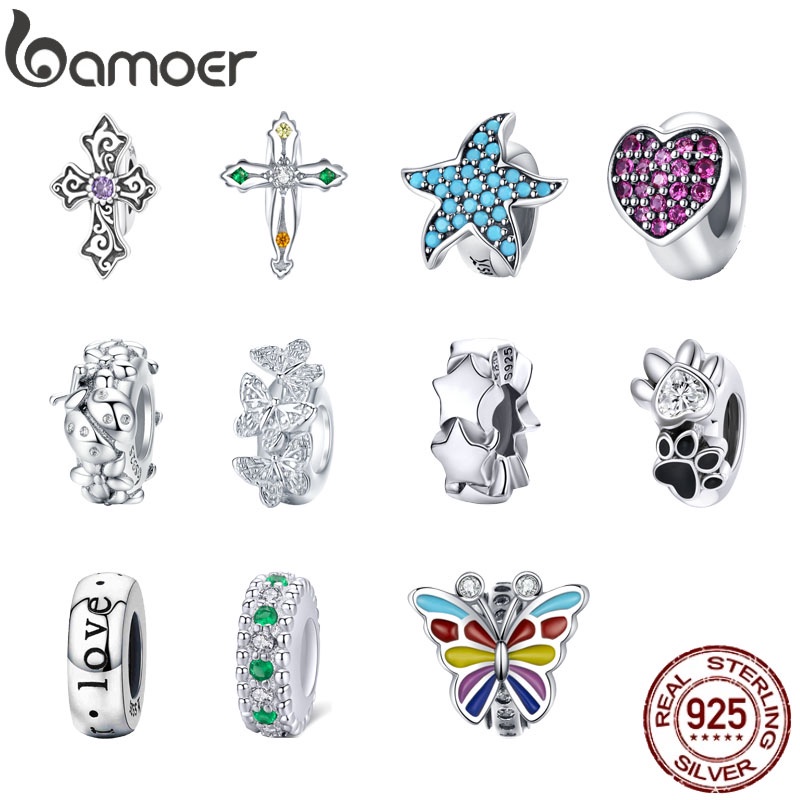 Hạt phụ kiện BAMOER Bạc 925 thiết kế thời trang