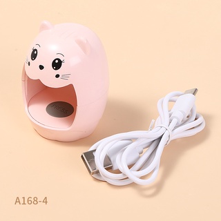 Đèn hơ móng mini , máy hơ gel mini hình con mèo.