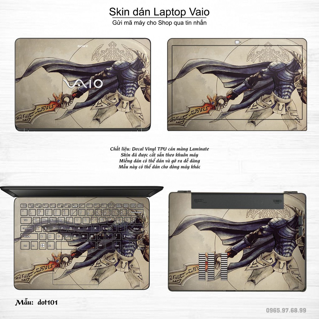 Skin dán Laptop Sony Vaio in hình Dota 2 _nhiều mẫu 17 (inbox mã máy cho Shop)