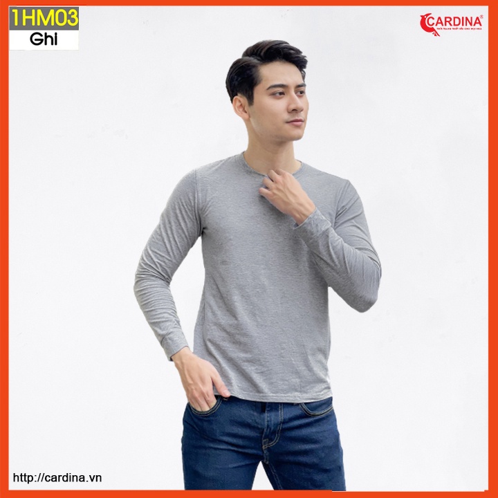 Áo giữ nhiệt nam CARDINA cổ tròn công nghệ HEATTECH giữ ấm co giãn 4 chiều 2HM | BigBuy360 - bigbuy360.vn