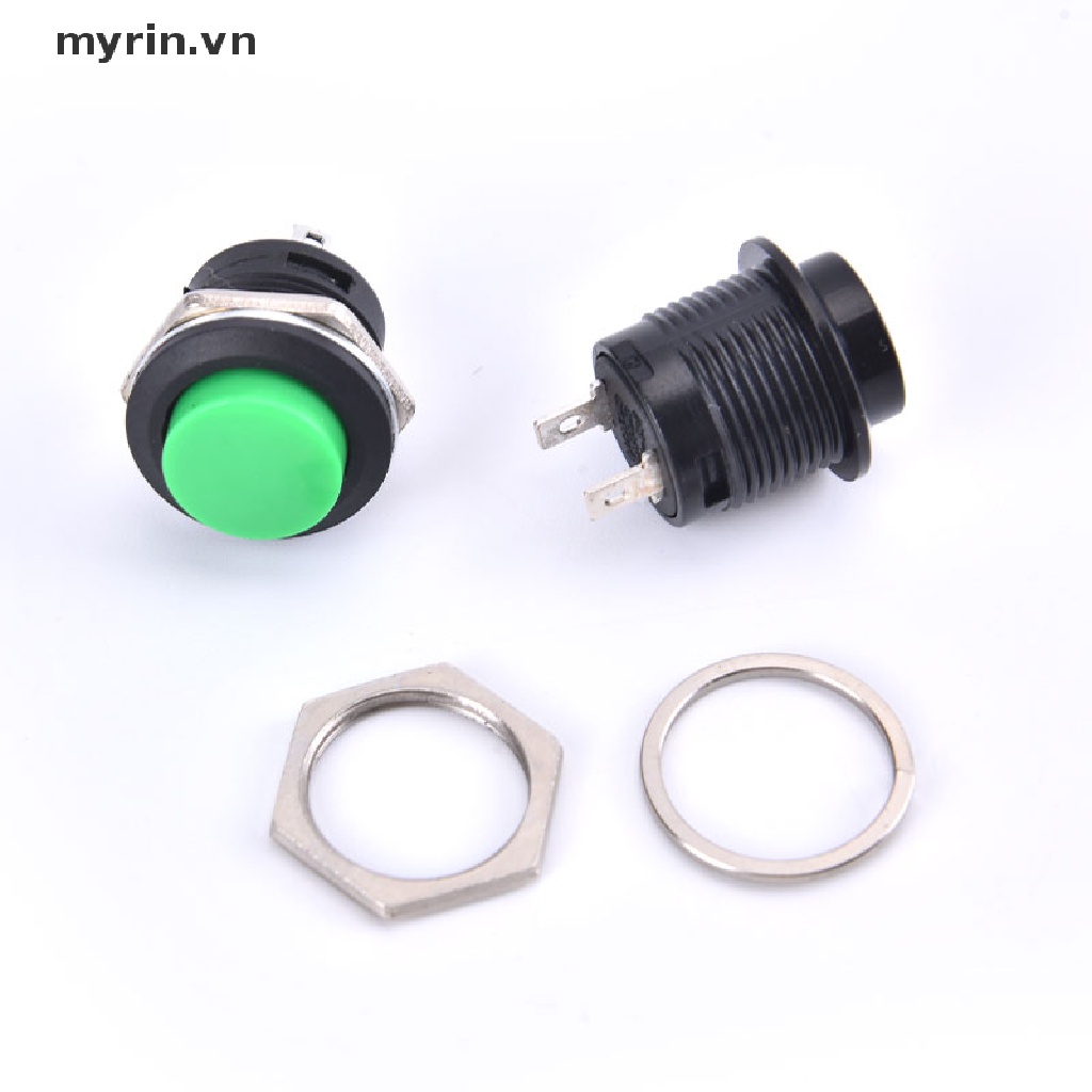 Nút Bấm Nguồn Đèn LED 16mm 12V-24V Chống Thấm Nước Chuyên Dụng Cho Xe Hơi