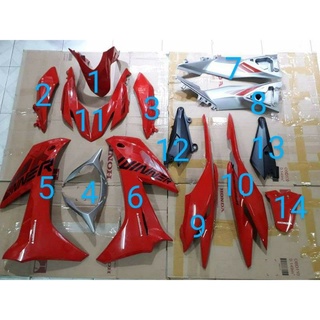Dàn áo Winner X Đỏ Bạc phiên bản thể thao Chính Hãng Honda