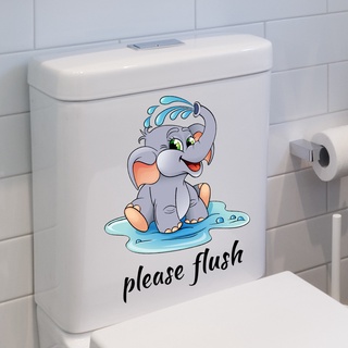 Đề Can Dán Tường Voi, Decal Dán Tường Nhà Vệ Sinh, Phòng Khách Phòng Ngủ Nhà Bếp Nghệ Thuật Hình Ảnh DIY PVC Bức Tranh Tường Vinyl Giấy Dán Tường Trang Trí Nhà Cửa Cho Trẻ Em Mầm Non Bé Teen Sen