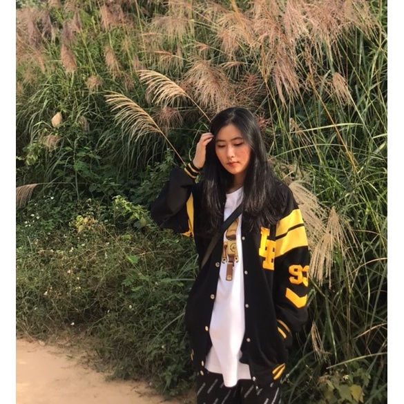 [Có Ảnh Thật] Áo Khoác Bomber In Chữ 93 LB, Áo Khoác Nỉ Nam Nữ Form Rộng Dáng Hàn Anne Boutique Mã 730