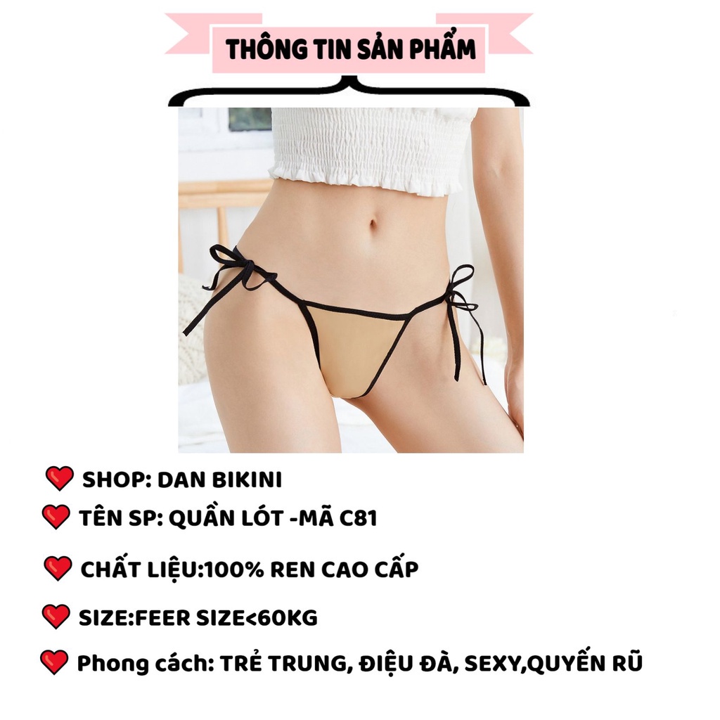 Quần Lót Nữ - Quần lót su thun lạnh cao cấp mềm mại kháng khuẩn MÃ C81