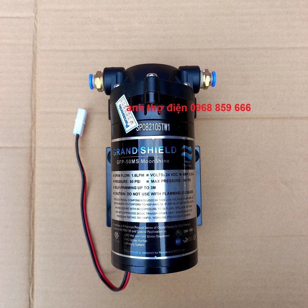 Bơm Máy Lọc Nước 24v- Bơm Phun Sương -Bơm 24V