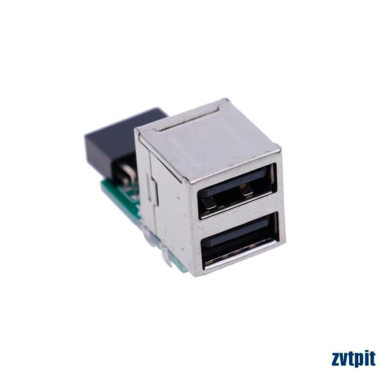 Bo Mạch Chủ Bên Trong 9pin Sang 2 Cổng Usb 2.0 A Female