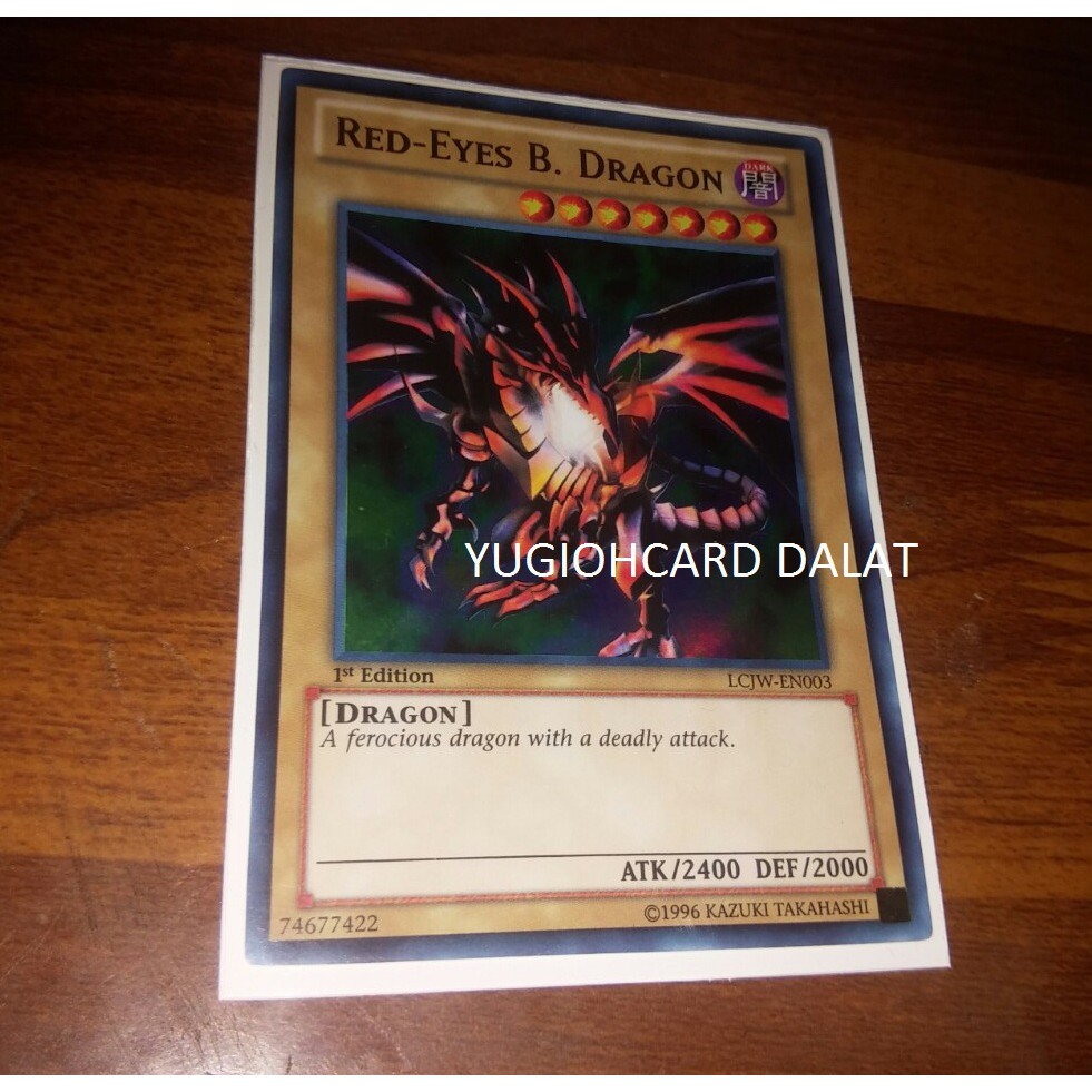 Thẻ bài yugioh chính hãng  Red-Eyes B. Dragon – Ultra Rare