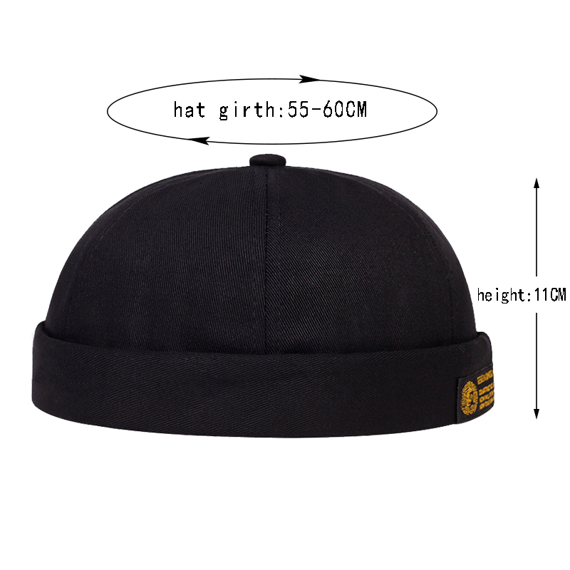 Mũ nồi vải cotton phối da thiết kế thời trang phong cách mùa đông cho nam và nữ