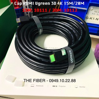 Cáp hdmi 20m ugreen ug-10112 cao cấp hỗ trợ 3d 4k hd 1080
