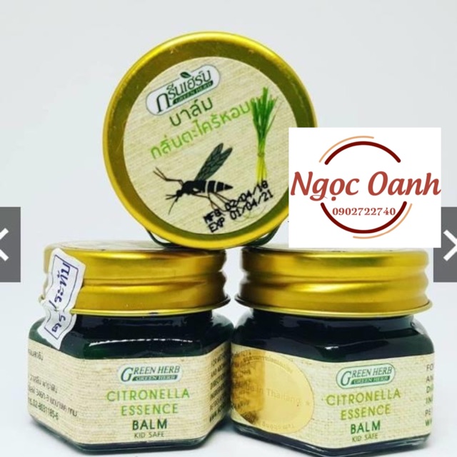 CAO SẢ TRỊ & CHỐNG MUỖI CÔN TRÙNG ĐỐT GREEN HERB