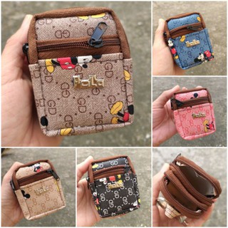 Móc khóa ba lô chuột Mickey 3 ngăn (KT: 6×8cm)