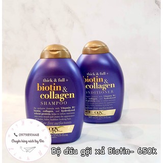 Bộ dầu gội xả Biotin