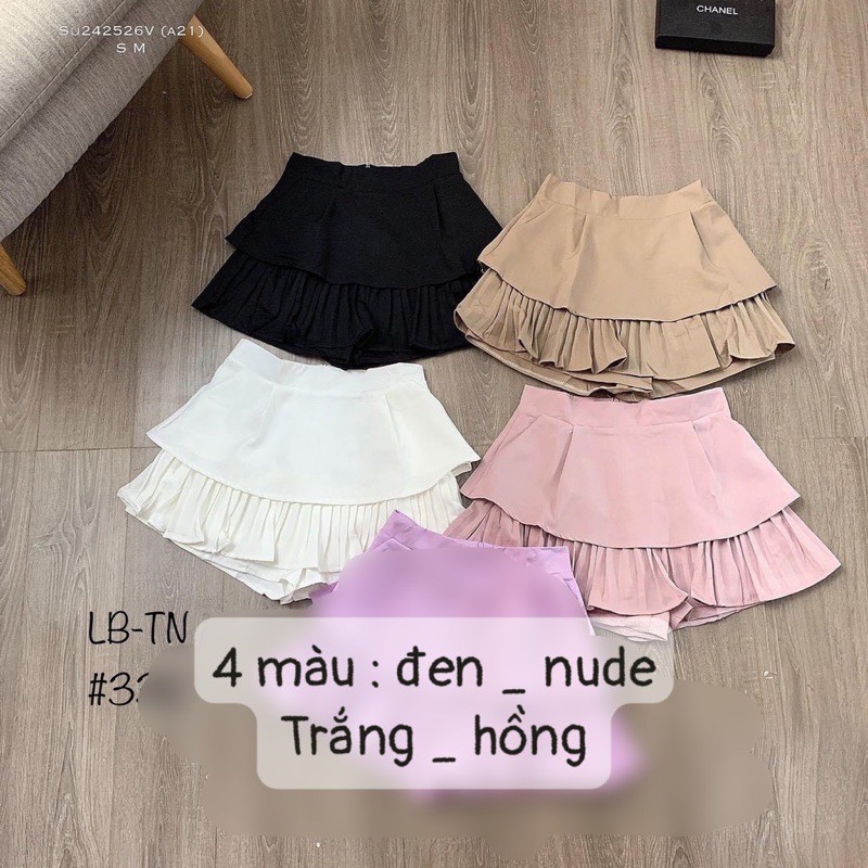 Chân Váy Ngắn Xếp Ly Hai Tầng Đủ Size ( Video thật ) | BigBuy360 - bigbuy360.vn