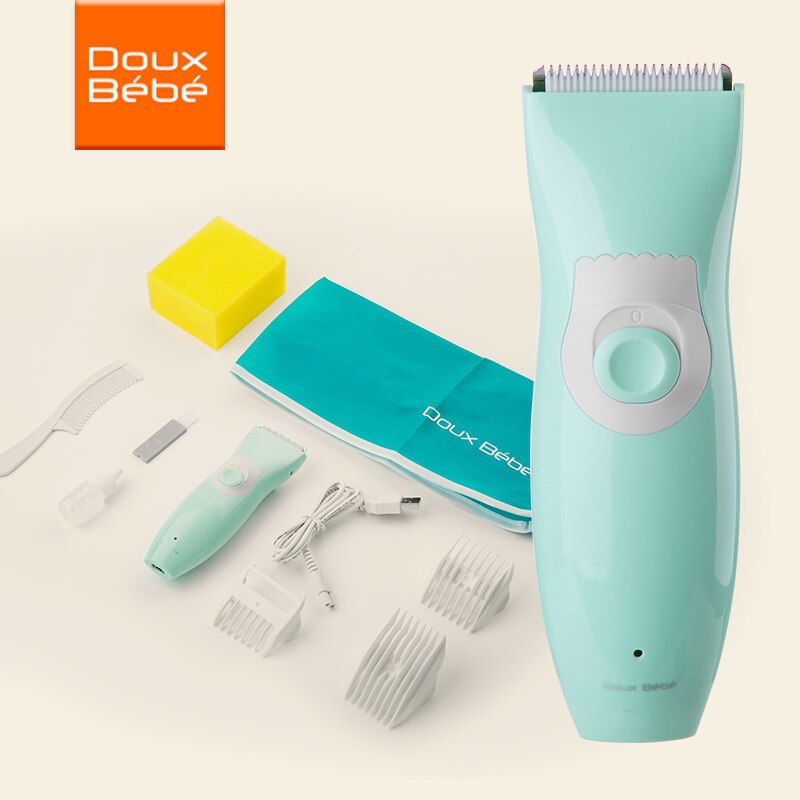 Tông đơ cắt tóc cho em bé DOUX BÉBÉ, bản thường, có hút tóc, có chống nước, Trimmer, Misuta