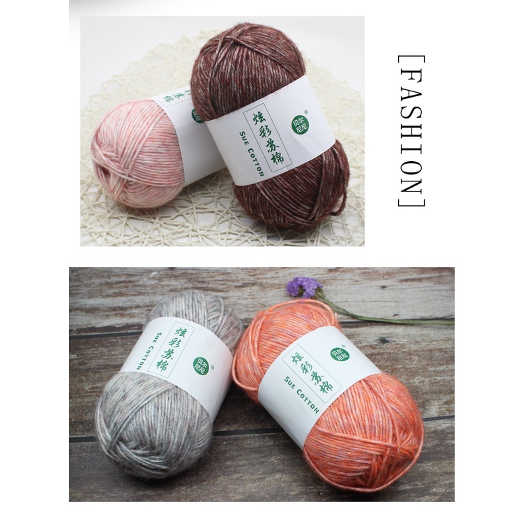 Len Sue Cotton màu ngũ sắc