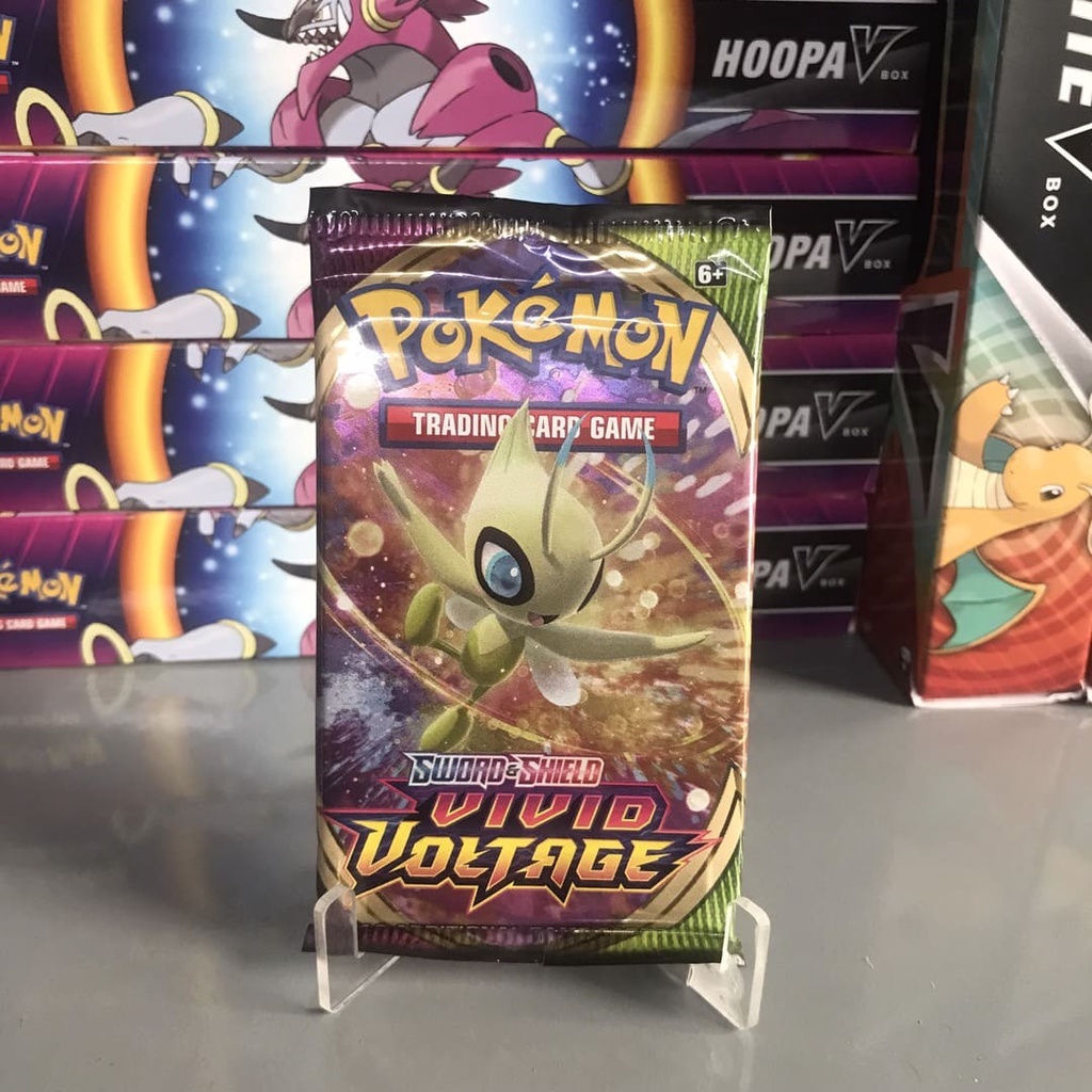 Bài Pokemon TCG Sword and Shield Vivid Voltage Booster Pack Build Deck phiên bản tiếng Anh POKTCGUSBP01