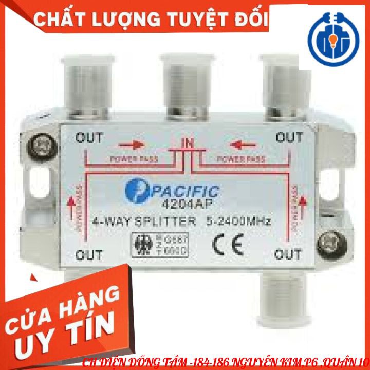 Bộ chia truyền hình cáp ,Chia TiVi ,chia tín hiệu PACIFIC  (Ra 1 đến 8)