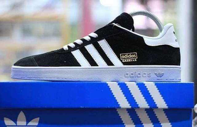 Giày Thể Thao Adidas Gazelle Màu Trắng Đen Nhập Khẩu Việt Nam Cao Cấp Cho Nam