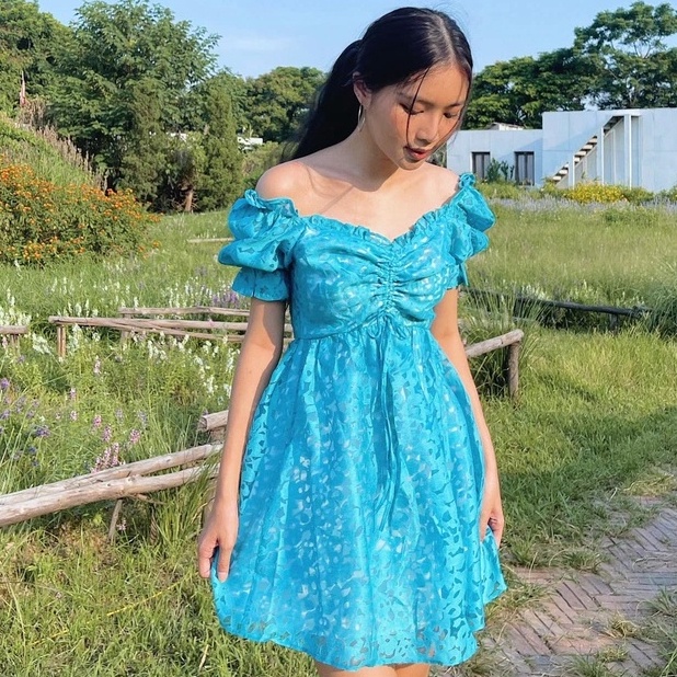 Đầm ren xanh Nary Dress Gem Clothing SP060508