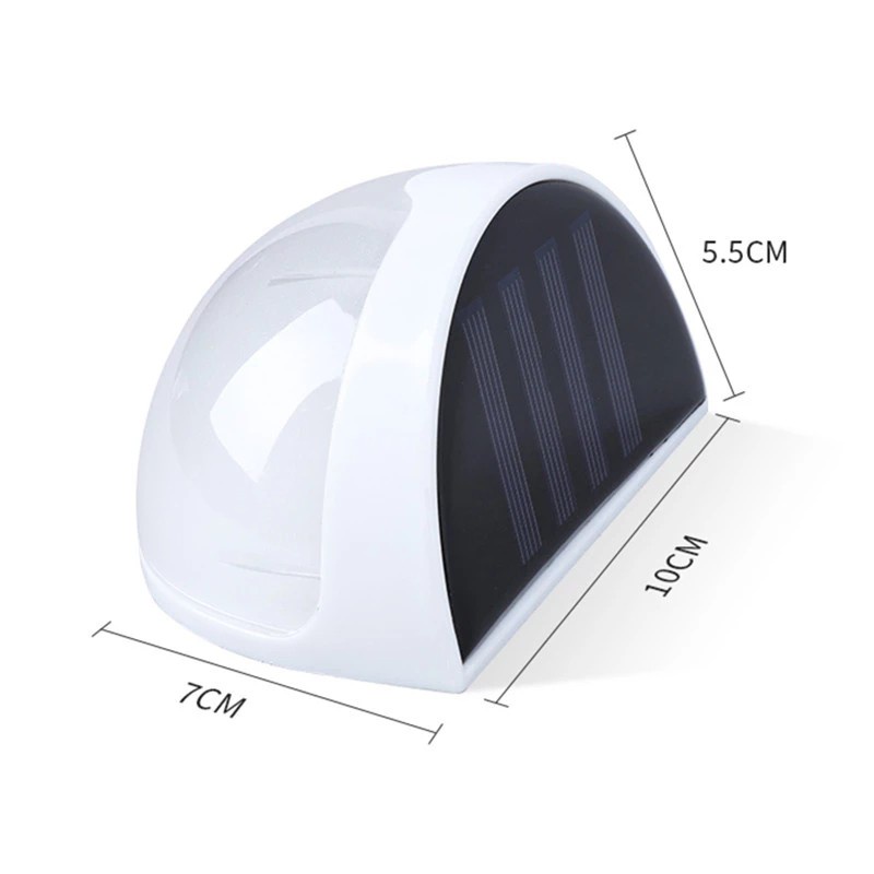 Đèn LED Bán Nguyệt Sử Dụng Năng Lượng Mặt Trời Chống Thấm Nước Gắn Tường Trang Trí Sân Vườn