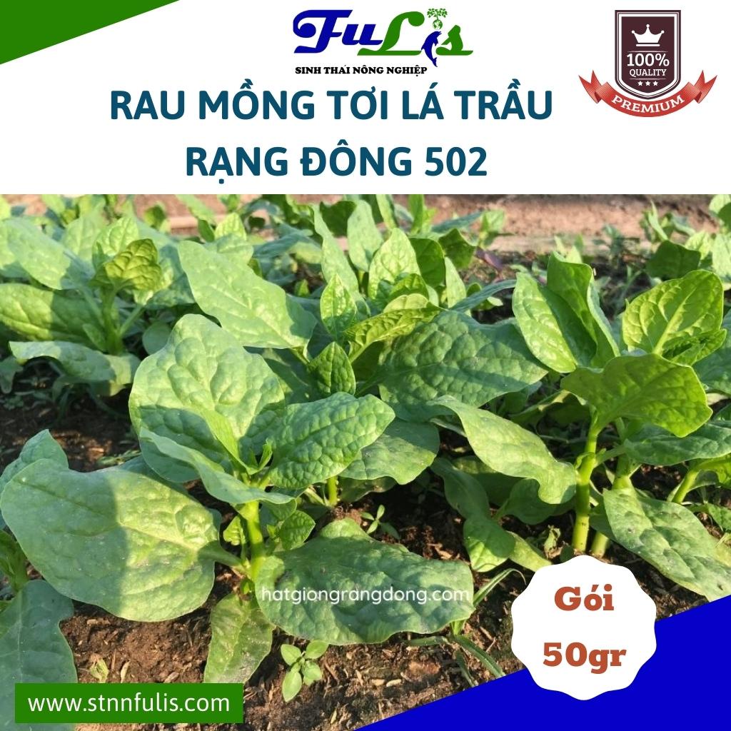 Hạt Giống Rau Mồng Tơi - Rau Mồng Tơi Lá Trầu -  Sinh Trưởng Phát Triển Mạnh - stnnfulis